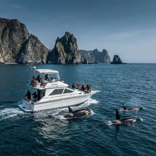 Морская прогулка по бухтам с выходом в океан